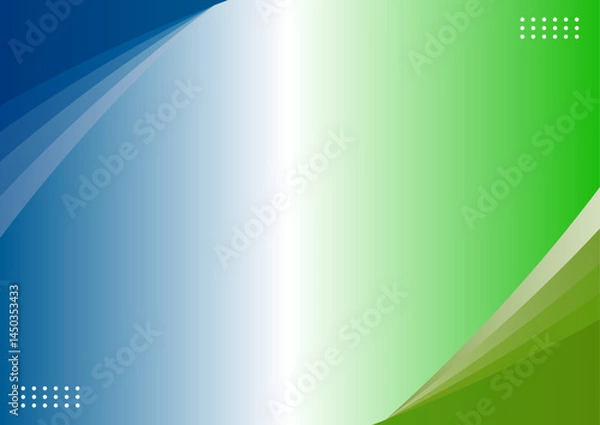 Obraz abstract gradient blue green white background design
