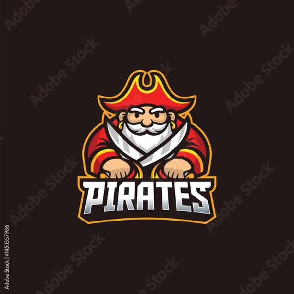 Fototapeta Pirates Logo