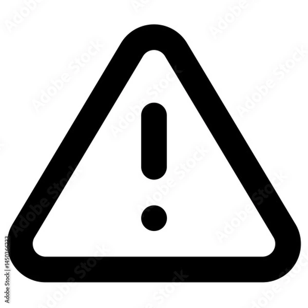 Obraz exclamation danger sign