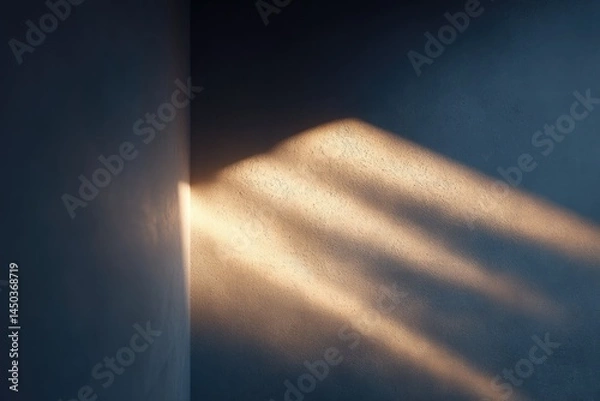 Obraz capture interplay of natural light against simple textured backdrop utilizing clean angles