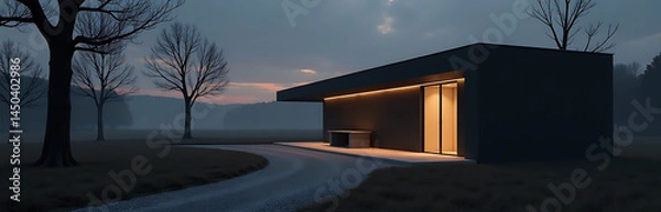 Fototapeta stazione di ricerca sui buchi neri con simulatori di gravità