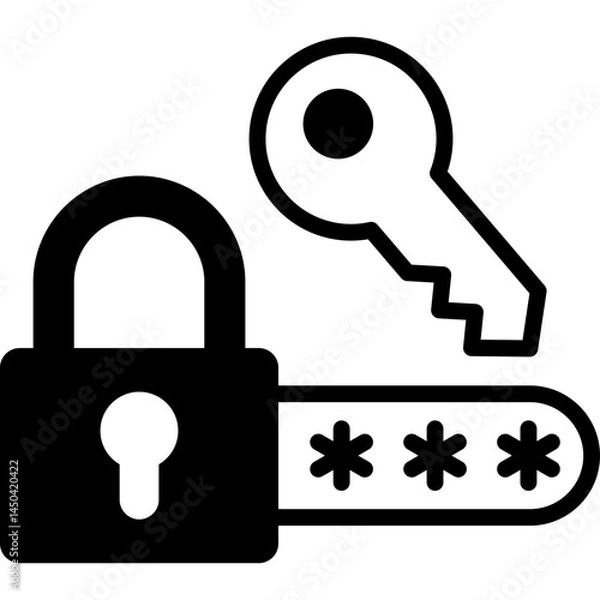 Fototapeta Password Manager Icon