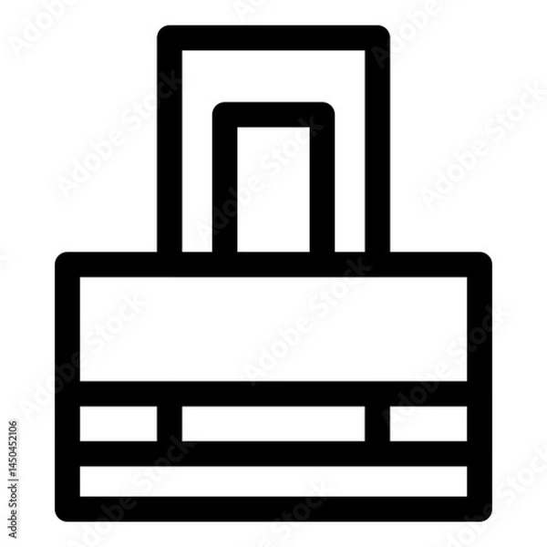 Fototapeta arched icon