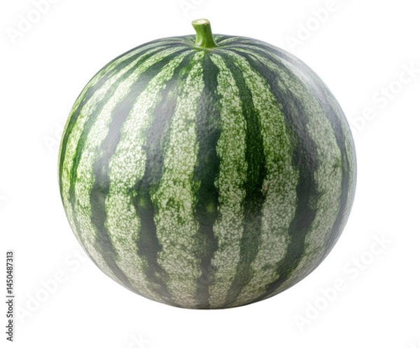 Fototapeta Refreshing watermelon fruit picnic food natural isolated on transparent background