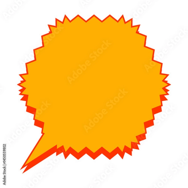 Fototapeta Speech Bubble Shape