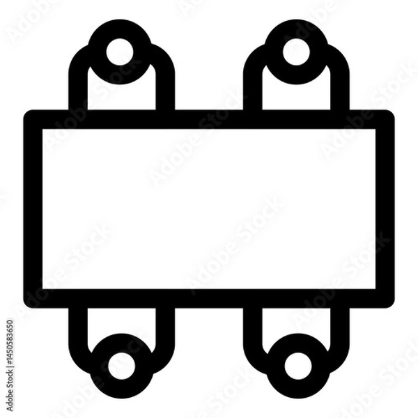 Fototapeta desk icon