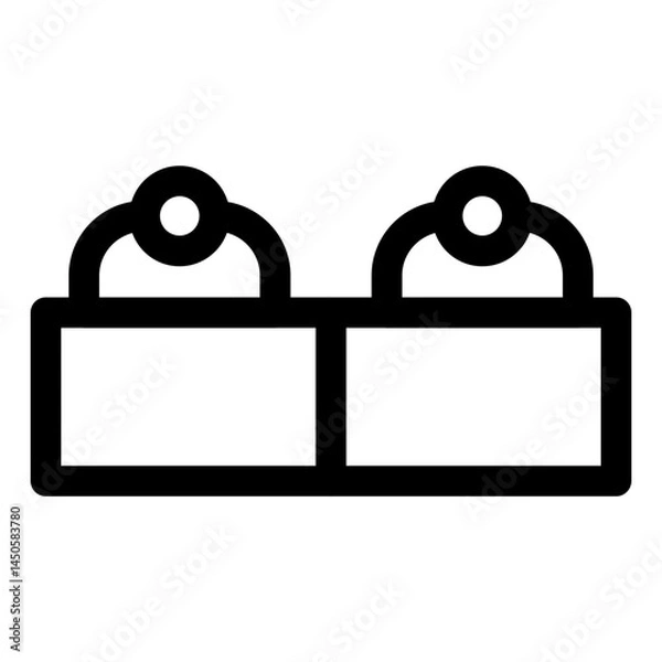 Fototapeta workspace icon