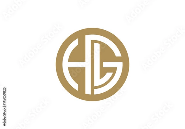 Fototapeta HLG Monogram.eps