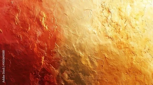 Obraz Golden and peach background or texture and gradients shadow, AI Generative,
