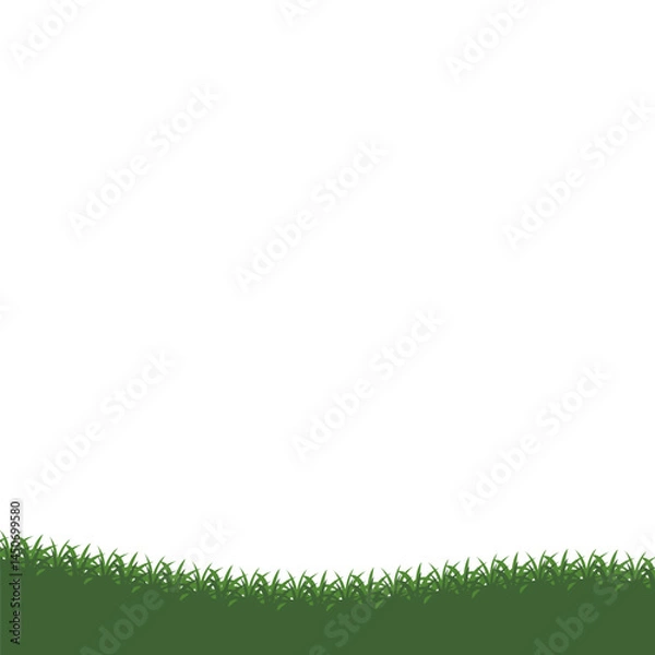 Fototapeta Grass Hill Realistic Shape