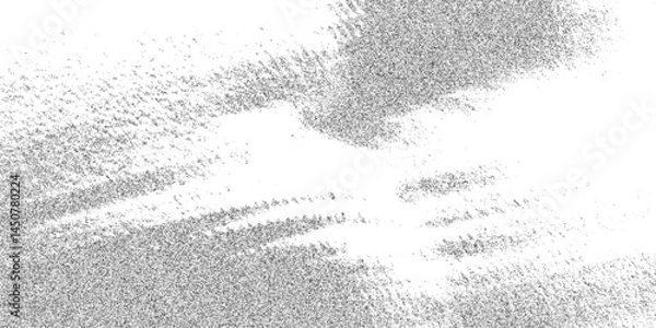 Fototapeta Diagonal speckled texture of digital dust and scattered particles. Grainy noise with layered glitch distortion. Vector illustration