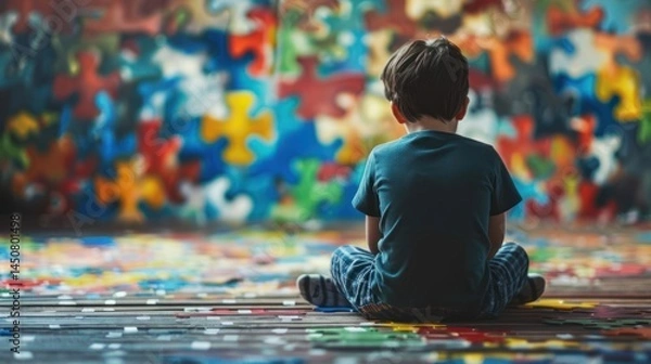 Fototapeta representational image for autism in kids
