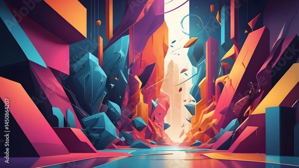 Obraz Colorful abstract background. colorful abstract wallpaper