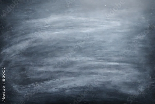 Fototapeta Abstract chalk rubbed out on a chalkboard or school board, isolated with clean space for educational concepts.