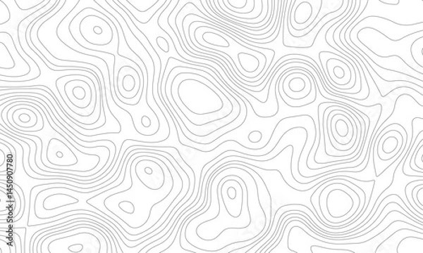 Obraz Topography background. Vector banner. Topography map background. Vector geographic contour map. Abstract topography contour map line and modern wavy map line design,