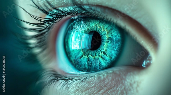 Obraz human eye close up