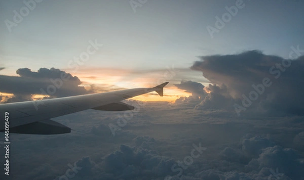 Obraz View from airplane window