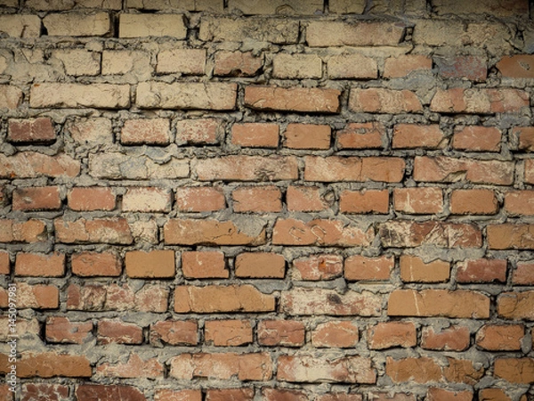 Fototapeta brick wall, red brick