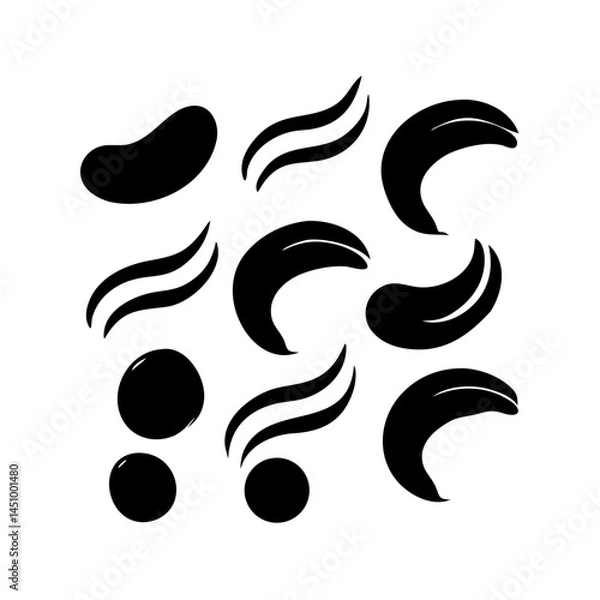 Fototapeta Dark Black Solid Background Simple Texture Backdrop Blank Canvas Empty Backdrop Plain