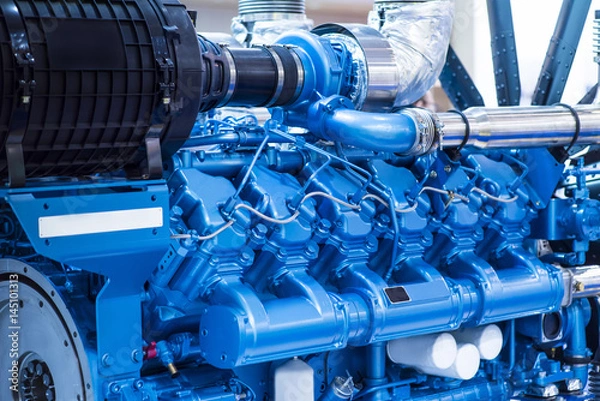 Obraz Silnik wysokoprężny do łodzi