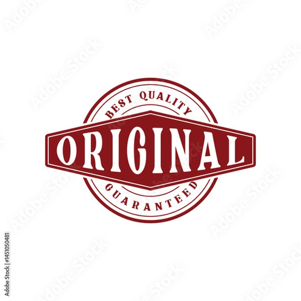 Obraz Original rubber stamp seal template concept