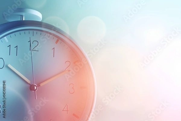 Obraz new year clock