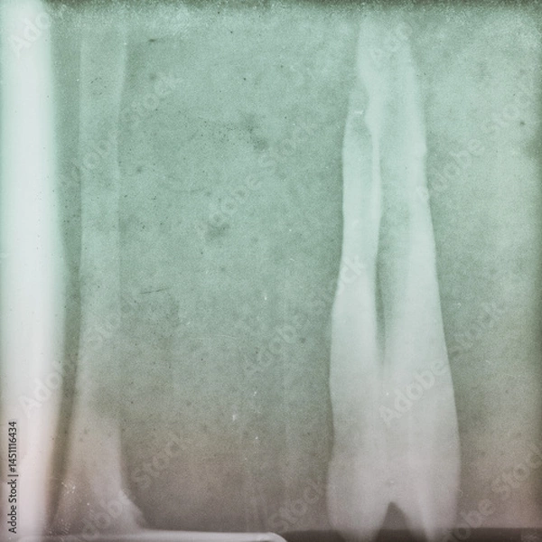 Fototapeta Abstract film texture background with grain, dust and light leak
