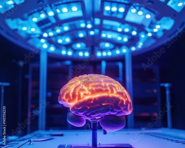 Obraz Brain Turtle Illustration Reptile Shell Mind Nature AI Technology

