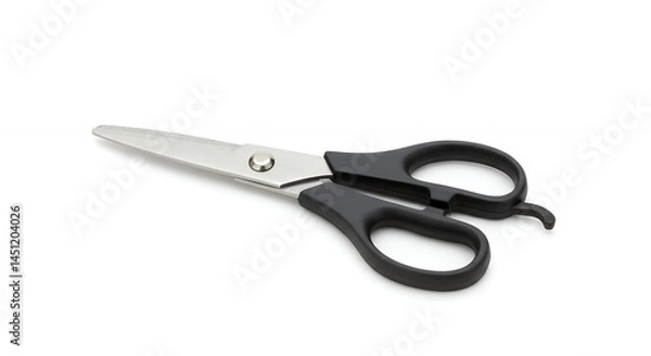 Fototapeta Pair of scissors on white background