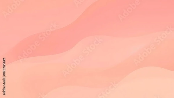 Fototapeta Dreamy Gradient Abstract Art in Pastel Sunset Colors