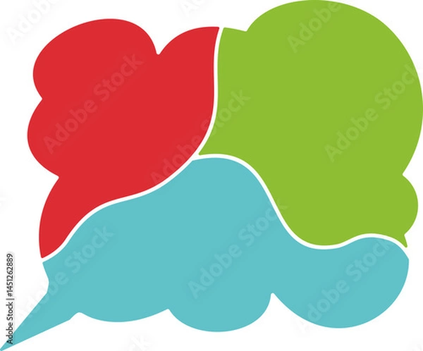 Fototapeta Speech Bubble Infographic