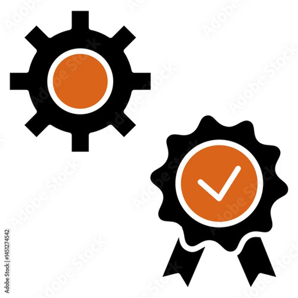 Fototapeta Total Quality Icon Element For Design