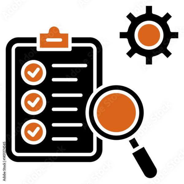Fototapeta Corrective Action Icon Element For Design