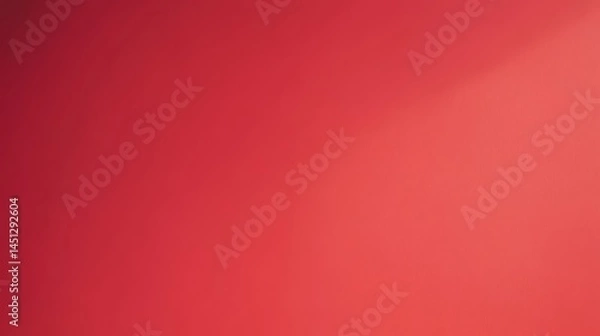 Fototapeta Vibrant Red Solid Color Background on red background