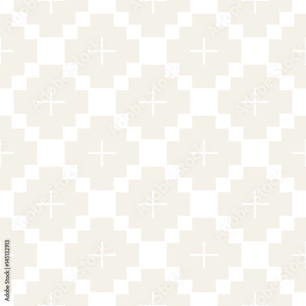 Fototapeta Seamless tracery pattern. Repeated lattice. Symmetric geometric abstract wallpaper. Trellis ethnic motif. Vector illustration