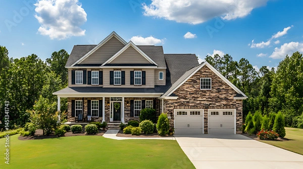 Fototapeta  A new listing for a spacious two-story home with a finished basement (4)