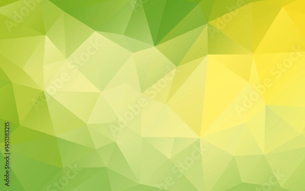 Fototapeta ポリゴン　幾何学模様背景　緑
Polygon geometric pattern background green