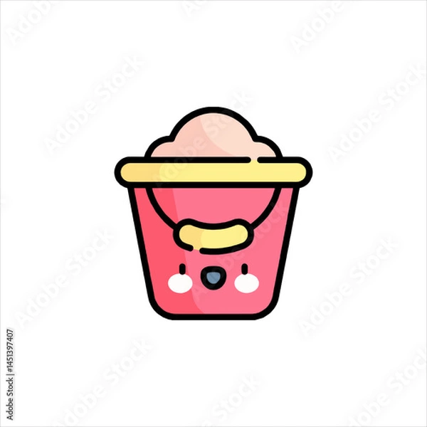 Fototapeta trash can icon