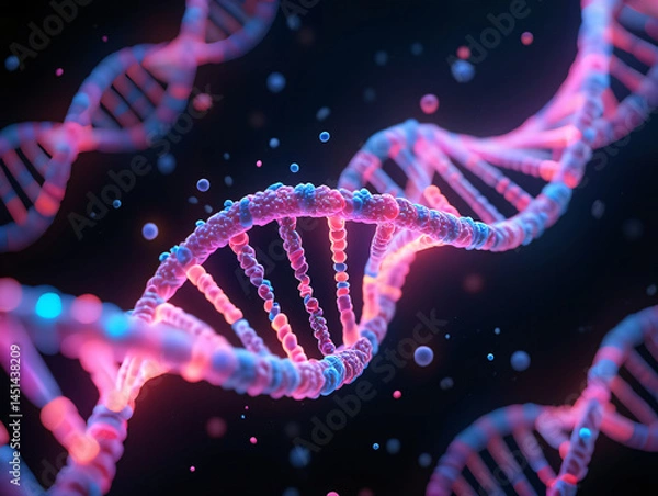 Fototapeta Exploring the Intricate Structure and Function of DNA A Journey into the Double Helix