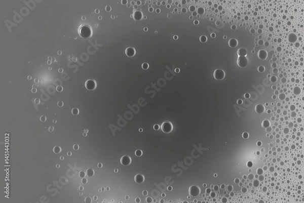 Obraz Soap bubbles, water, grey, texture