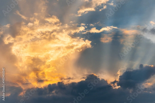 Fototapeta Dramatic Cloudscape at Sunset