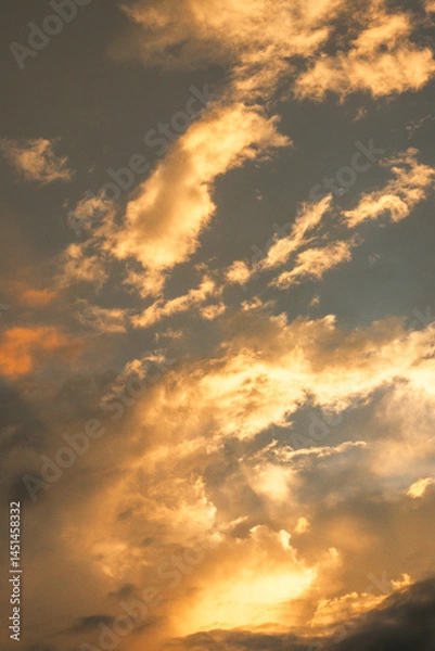 Fototapeta Dramatic Sunset Clouds in the Sky