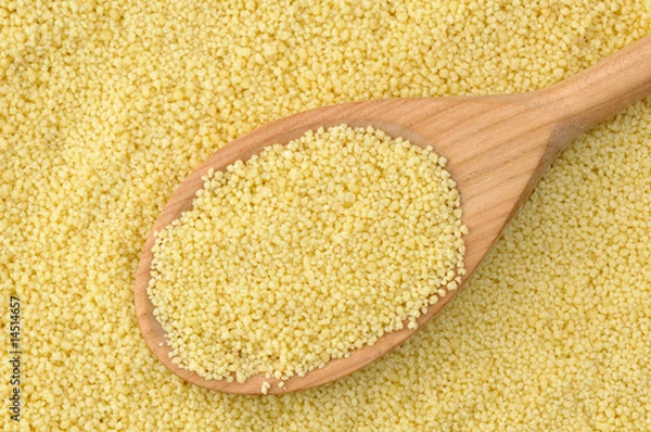 Obraz Semolina couscous background