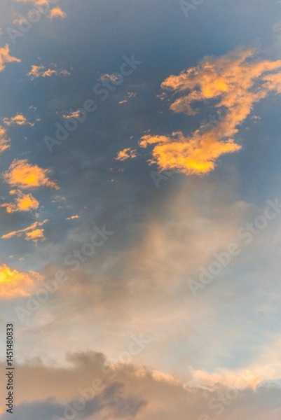 Fototapeta Colorful Sunset Clouds