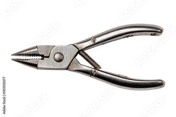 Fototapeta Pliers with spring tool isolated on transparent png background