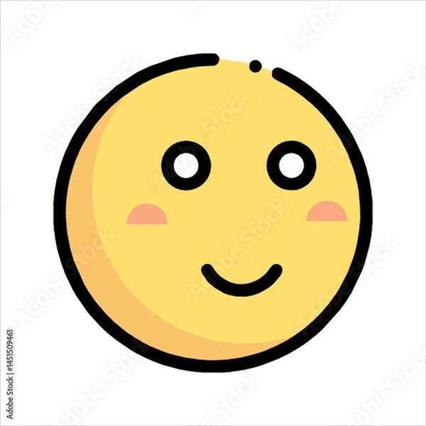 Fototapeta happy smiley face