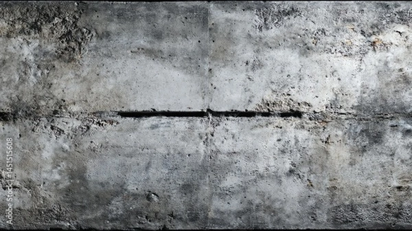 Obraz Textured concrete wall with a weathered appearance and visible cracks.