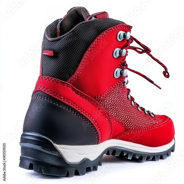 Obraz pair of winter boots isolated on white