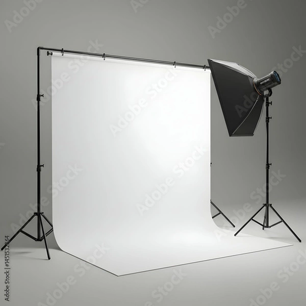 Obraz Studio mockup lighting setting suitable for product shot