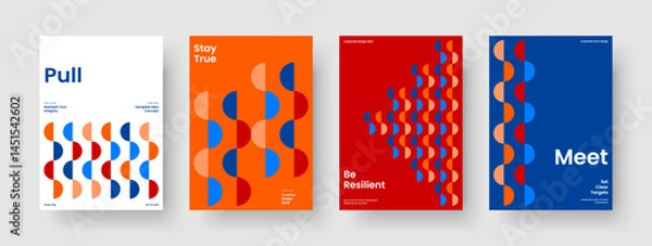 Fototapeta Creative Flyer Design. Abstract Brochure Template. Isolated Business Presentation Layout. Book Cover. Report. Background. Banner. Poster. Catalog. Portfolio. Newsletter. Brand Identity. Leaflet